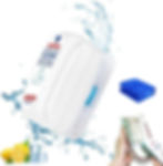 2-in-1 Shoe Cleaning Brush with Built-in Sponge | Multi-Functional Scrubbing