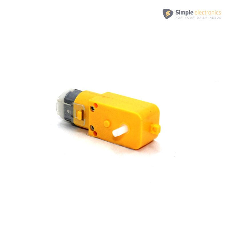 BO Motor Single Shaft (100RPM, Straight) - DC Motor