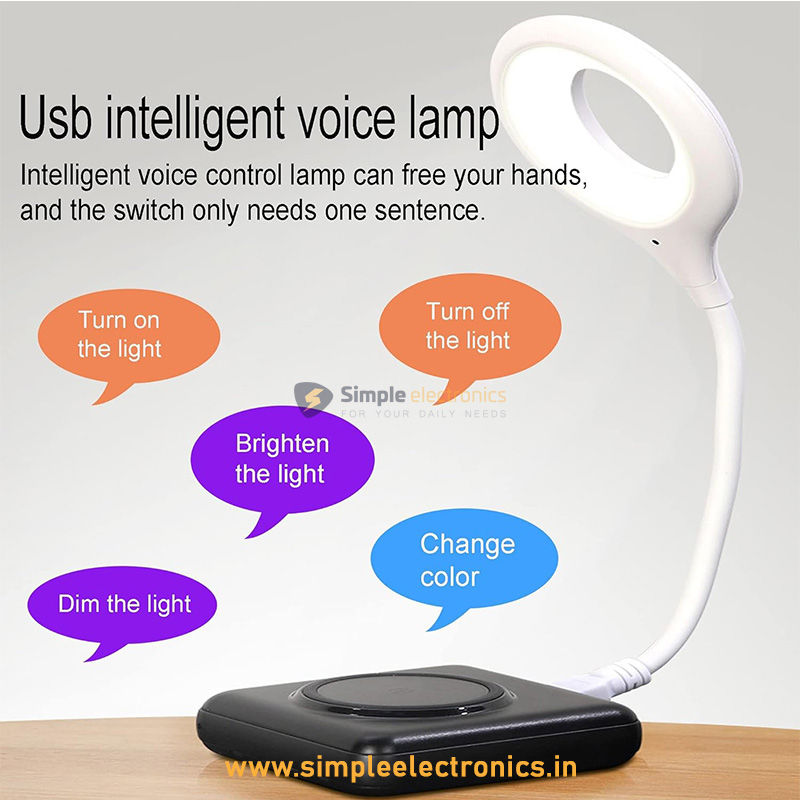 USB Intelligent Voice Control Lamp - www.simpleelectronics.in