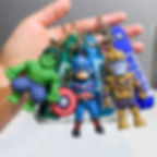 Marvel Spider-Man & Iron Man 3D PVC Keychain ā Avengers Collectible
