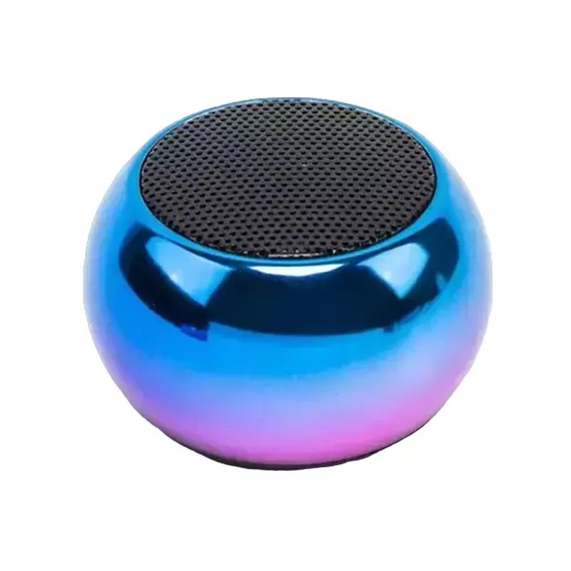 Mini Boost 4 Bluetooth Speaker 4D Mini Electroplating Round Steel Speaker