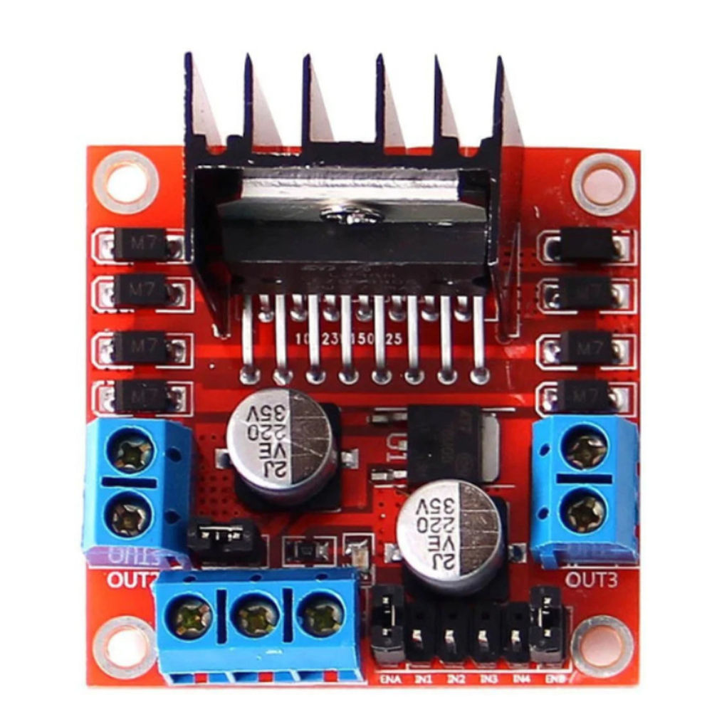 Dual H-Bridge L298N 2A Motor Driver Module for DC & Stepper Motors - www.simpleelectronics.in