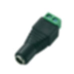 1 Pair Male + Female CCTV Cameras 2.1mm x 5.5mm DC Plug