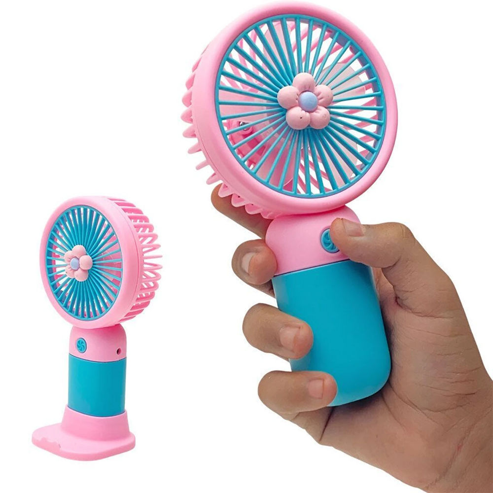 Mini Rechargeable Fan Handheld USB Fan with Brushed Motor (multiple colors)