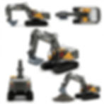 RC Excavator Toy for Kids with Remote Control | 1:16 Scale Construction Vehicle with Movable Arm, Spray Function, Lights & So