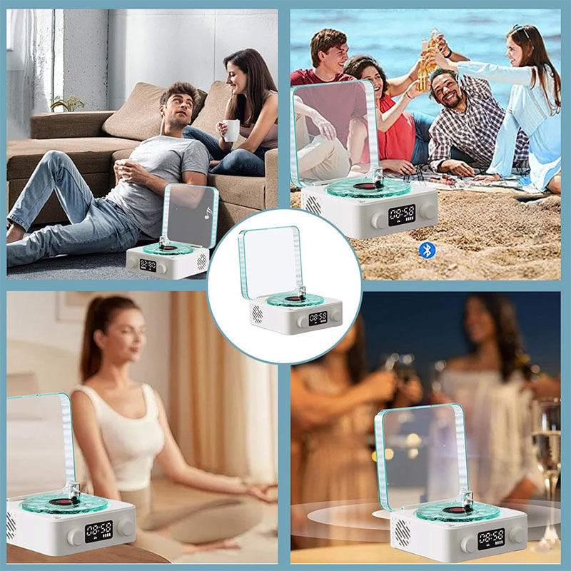 Thumbnail: Ocean Wave Gramophone Light Speaker - www.simpleelectronics.in