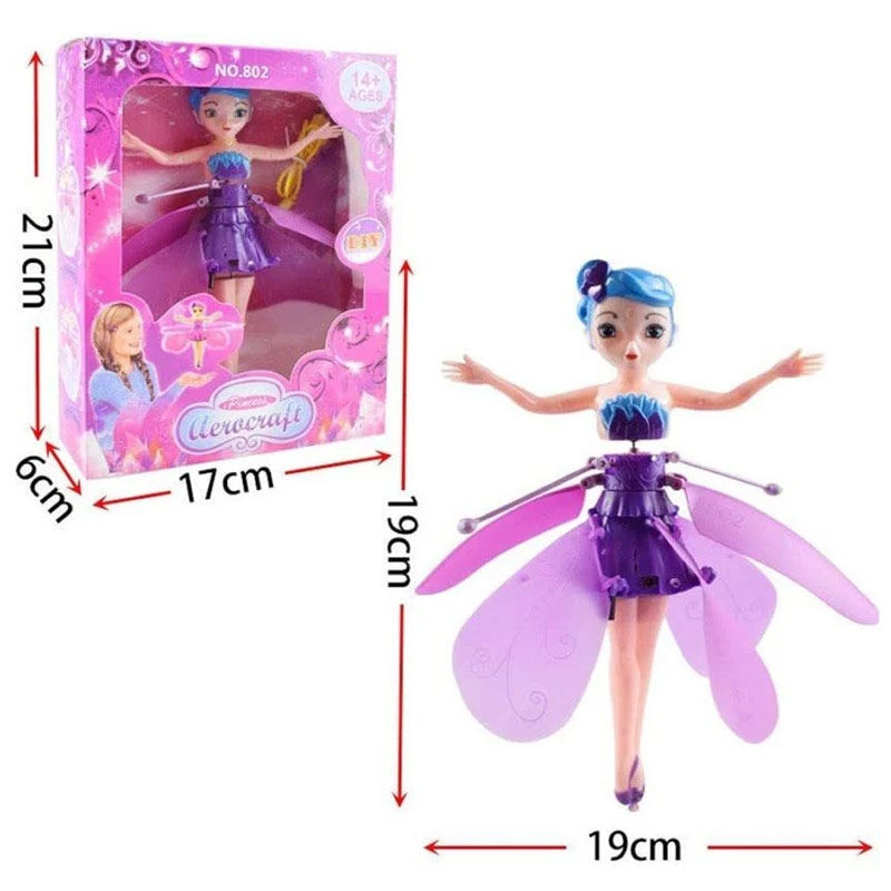 Thumbnail: Magical Flying Fairy Doll, Hand Sensor Control, USB Powered Magic Flying Fairy