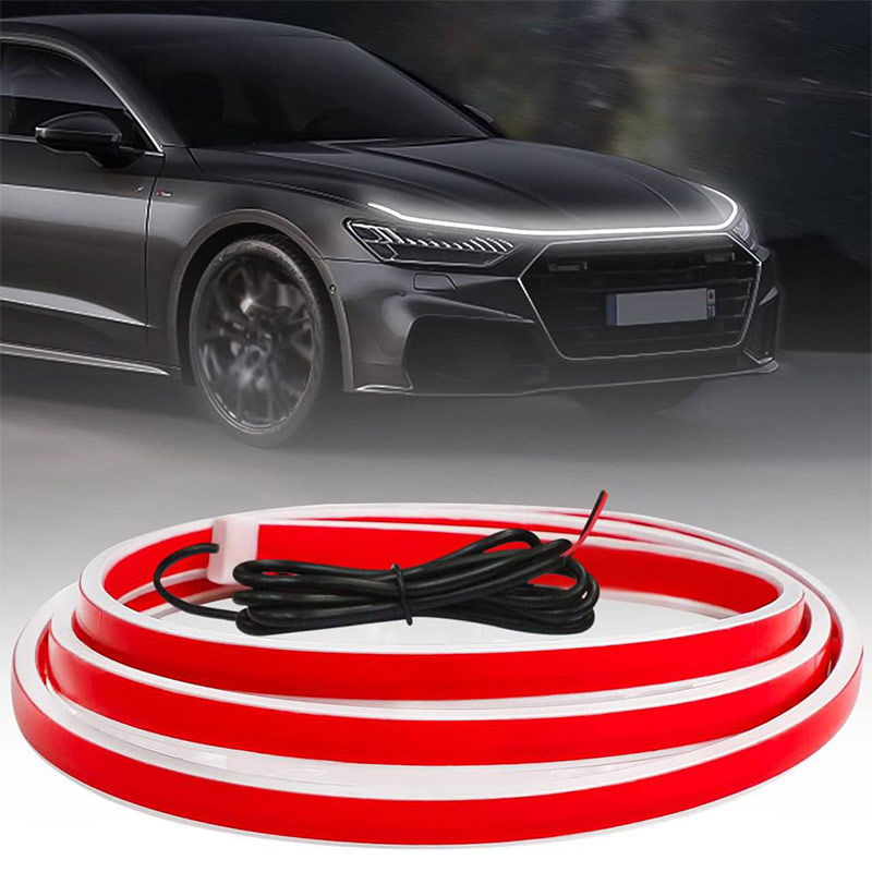 Car Hood Light Led Strip, Exterior Flexible Car Strip White Lights