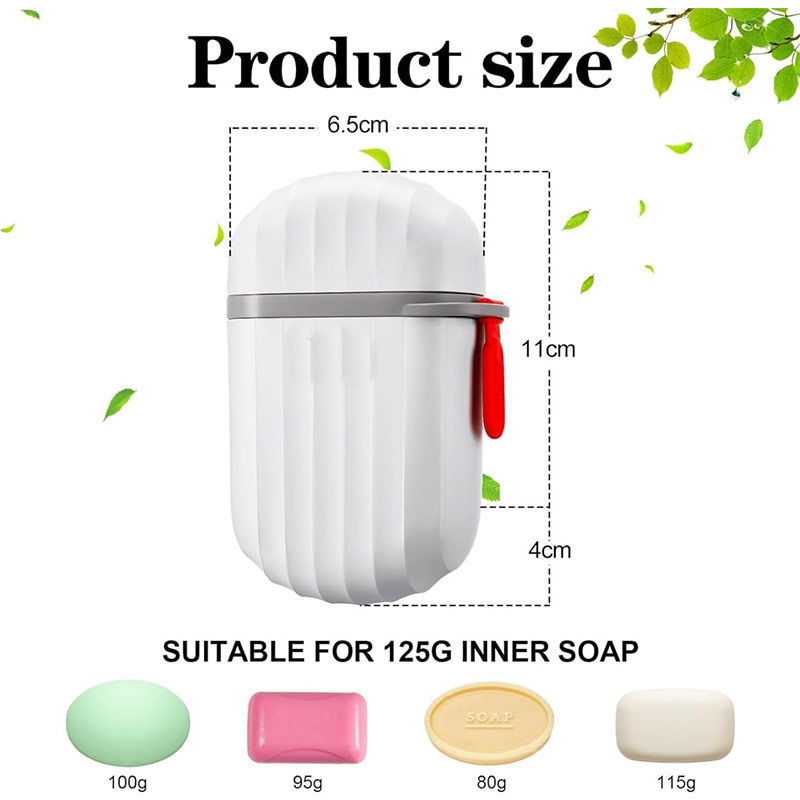 Thumbnail: Plastic Soap Box with Cover for Travel Pack of 1