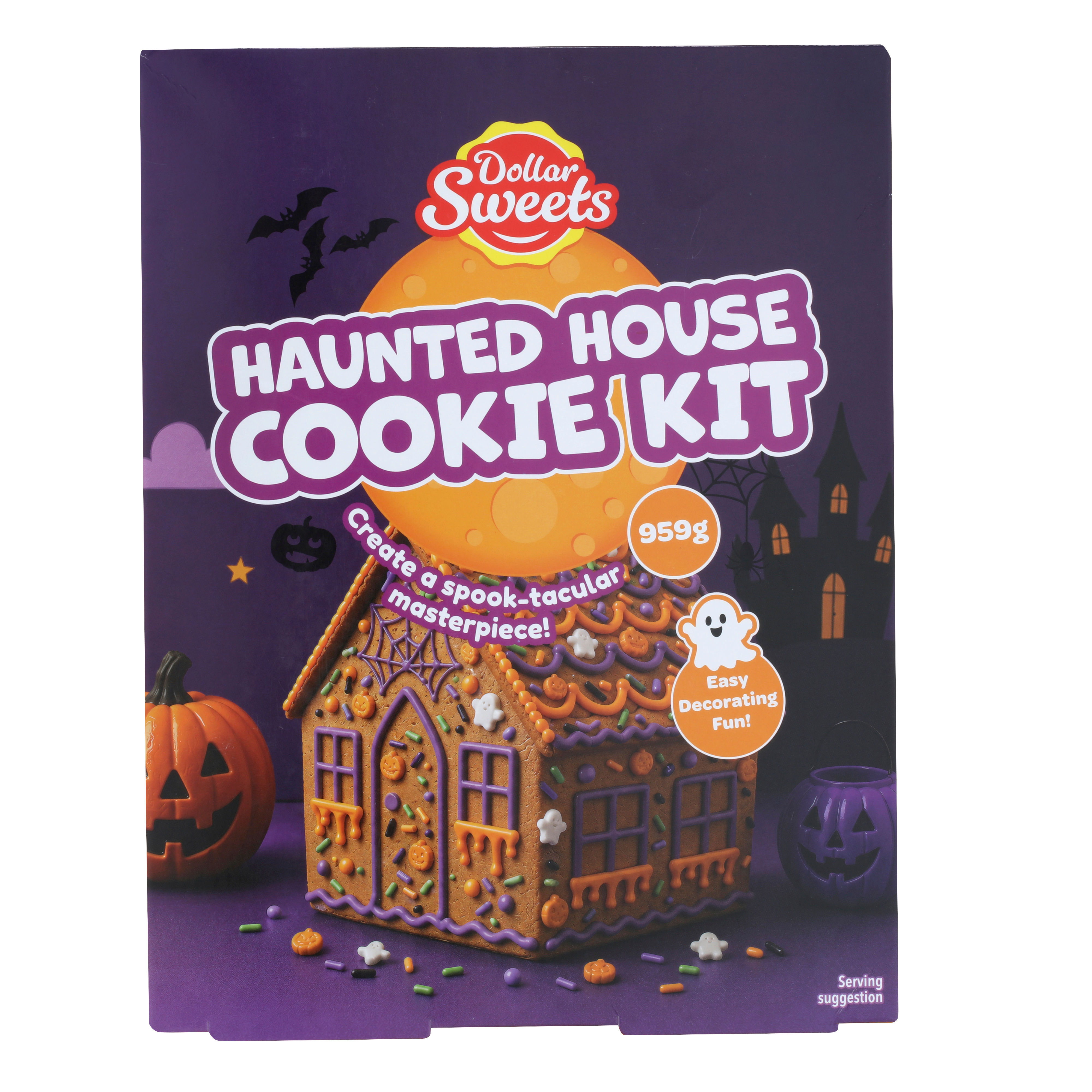 Halloween Haunted Cookie House Kit