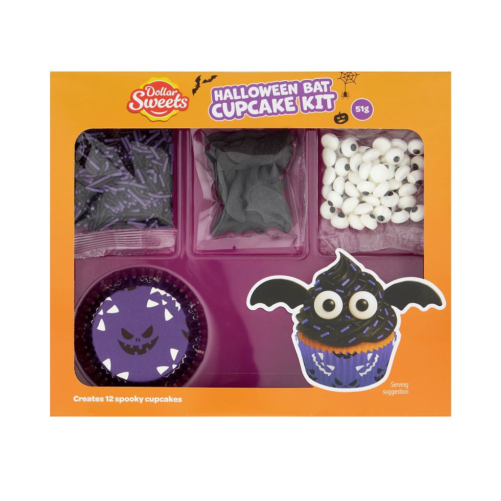 Halloween Bat Cupcake Kit