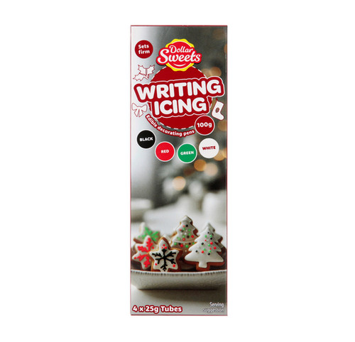 Christmas Writing Icing | dollarsweets