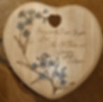 28cm on hardwood heart.