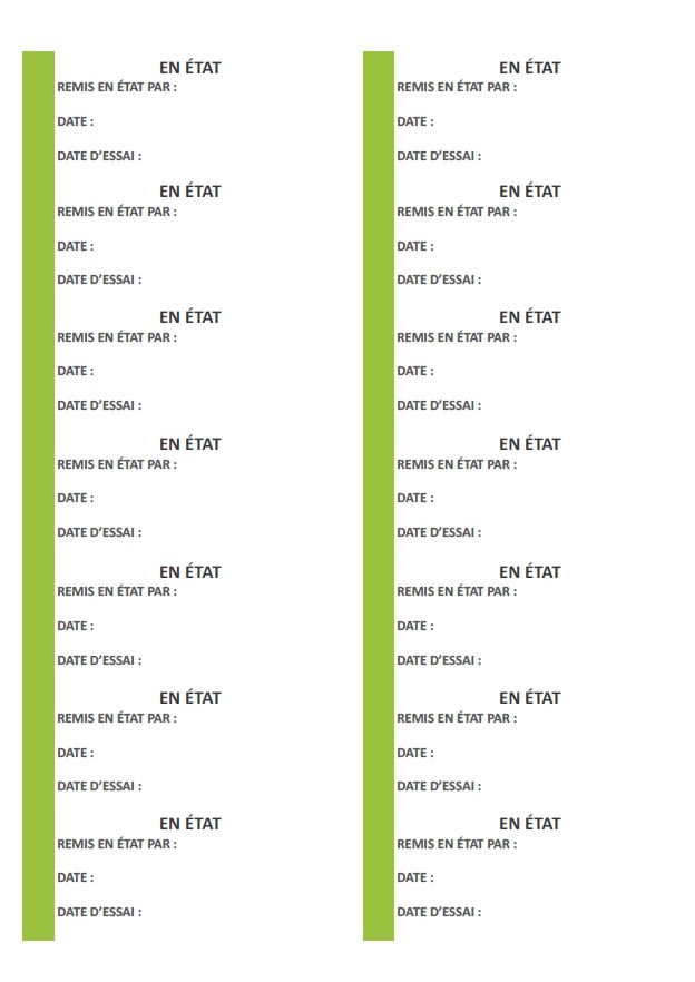 Miniature : Etiquettes Adhésives Papier - En Etat - format 99x38mm - 140 étiquettes