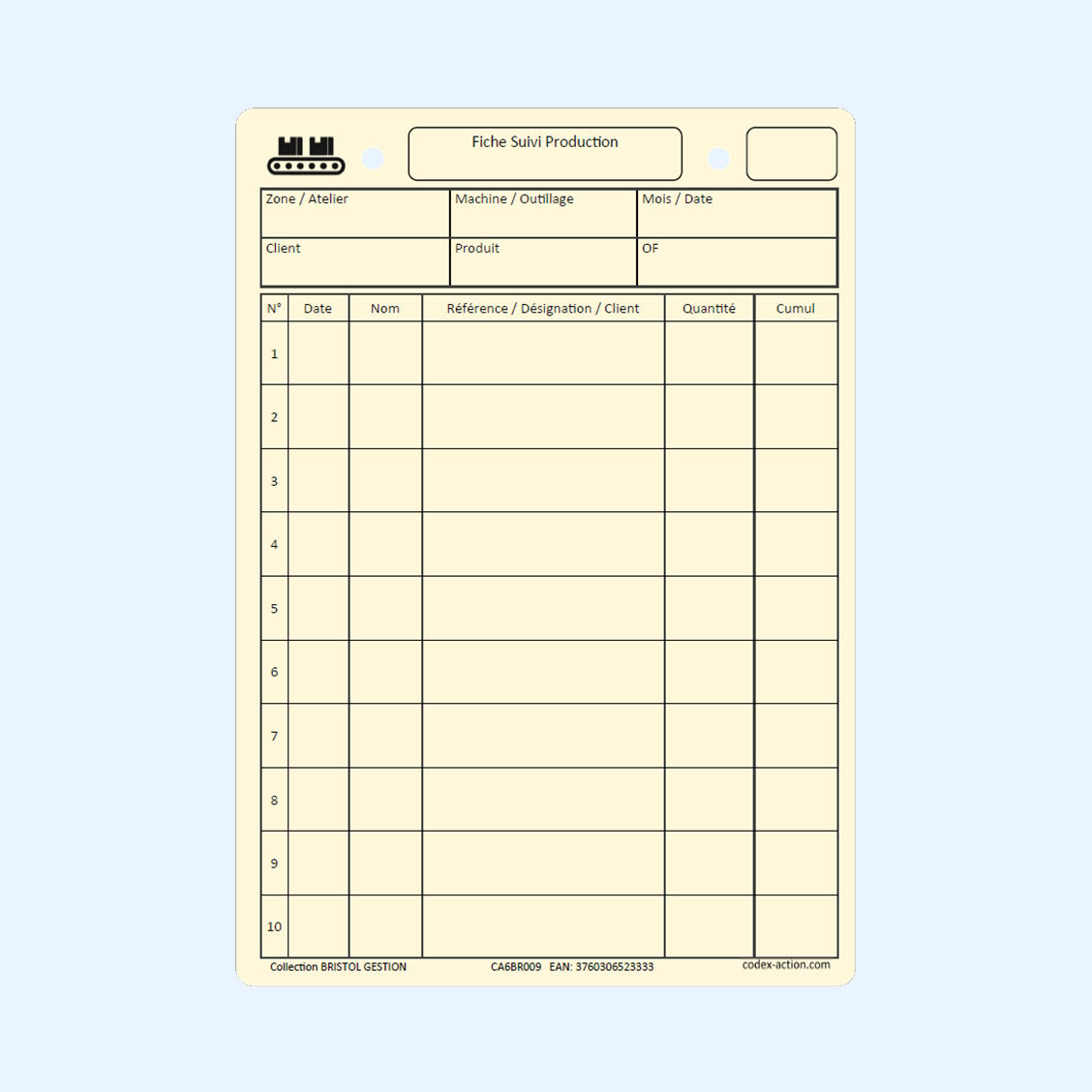 Fiches de Révision A5 – Lot de 40 Fiches Bristol 160 g/m²