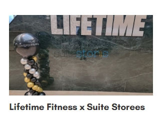 Lifetime Fitness x Suite Storees