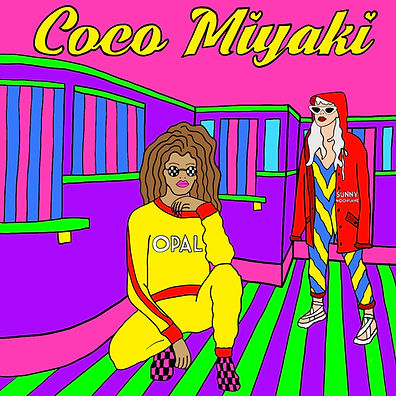 Opal the music artist song coco miyaki featuring sunny moonshine with original artwork by opal dillard artbyopal artbyopal.com opal dillard music coco miyaki featured on insecure hbo and the netflix series the afterparty produced by hank iving released in 2017 coco miyaki by opal is a tough girl song artbyopal coco diamond dishes for my tips. new nigga sound like old news. wear the same shoes when you rap