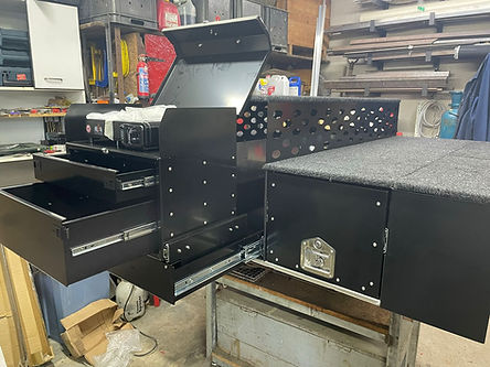 Custom made drawer system to fit your car and needs