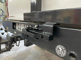 Custom made spare wheel carrier