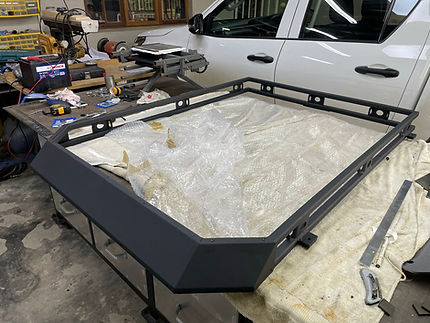 Custom made roof rack