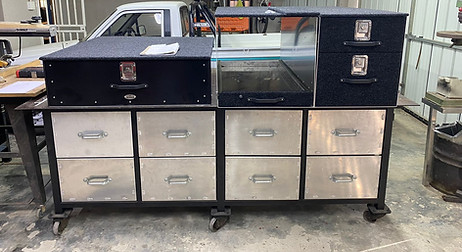 Custom made drawer system to fit your car and needs