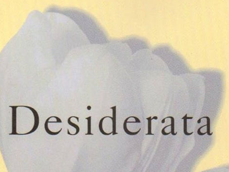 Desiderata, Max Ehrmann