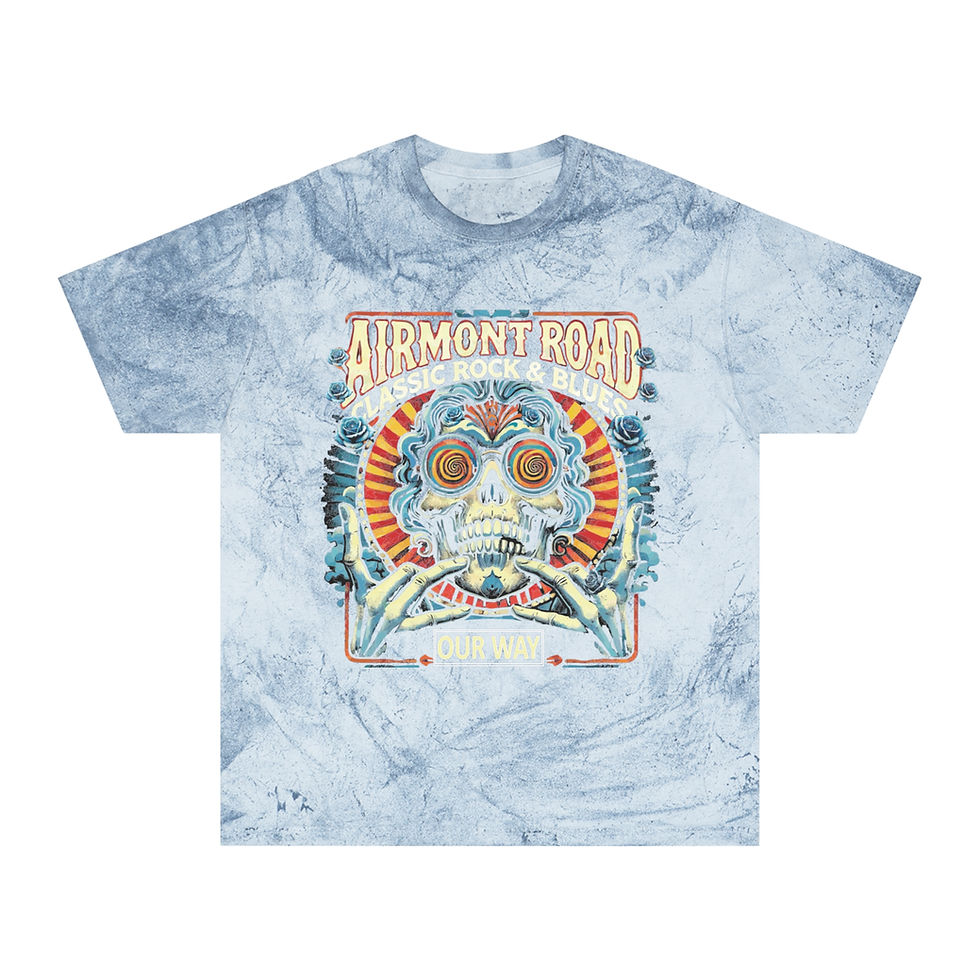 Thumbnail: Vintage Color Blast Unisex T-Shirt - Airmont Road Classic Rock Design
