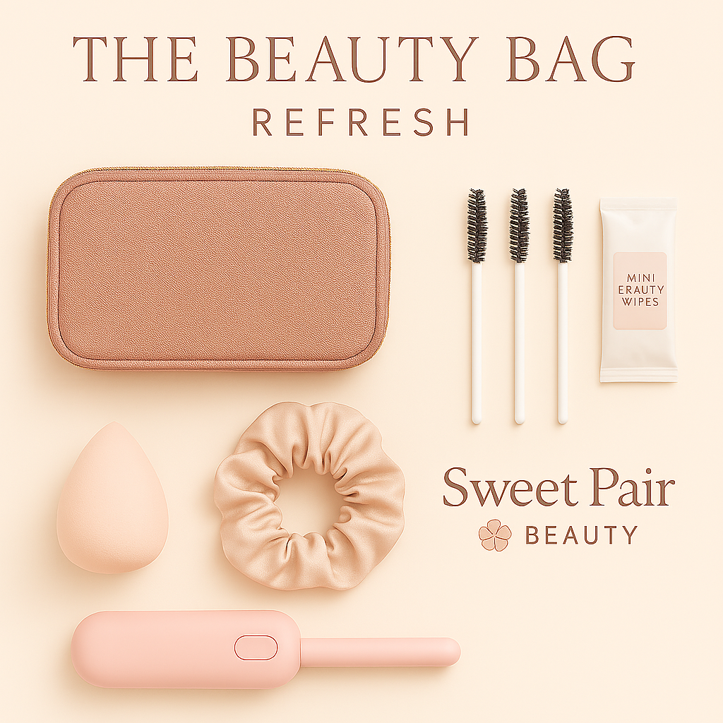 Beauty Bag Refresh with updated beauty essentials.”
