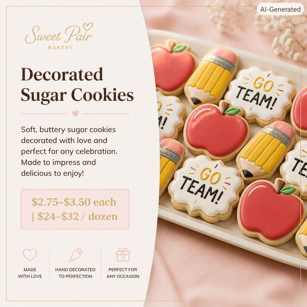 Decorated Sugar Cookies