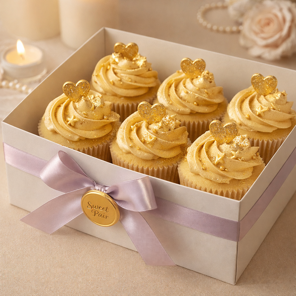 Golden Promise Cupcakes (6)