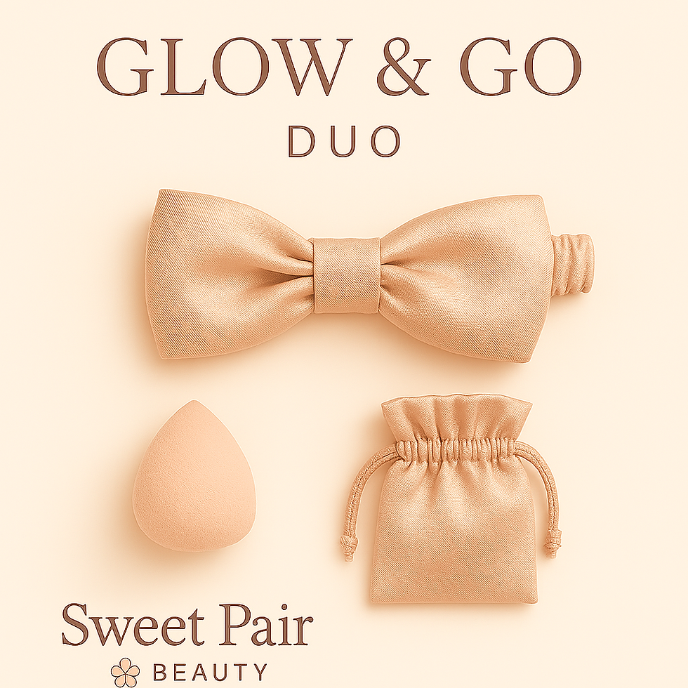 “Glow & Go Duo with two beauty essentials for fast, natural glow and everyday soft‑glam.”

