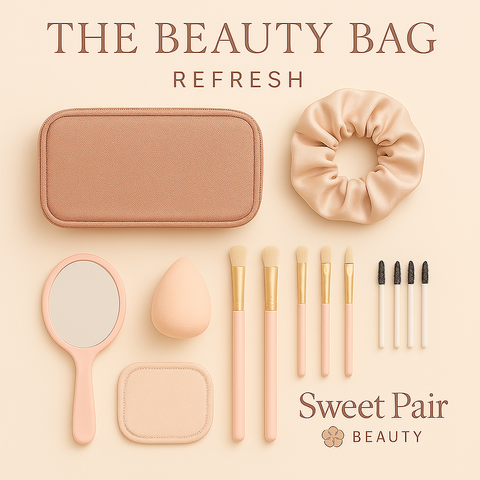 “Get Ready With Me Kit with beauty essentials.”