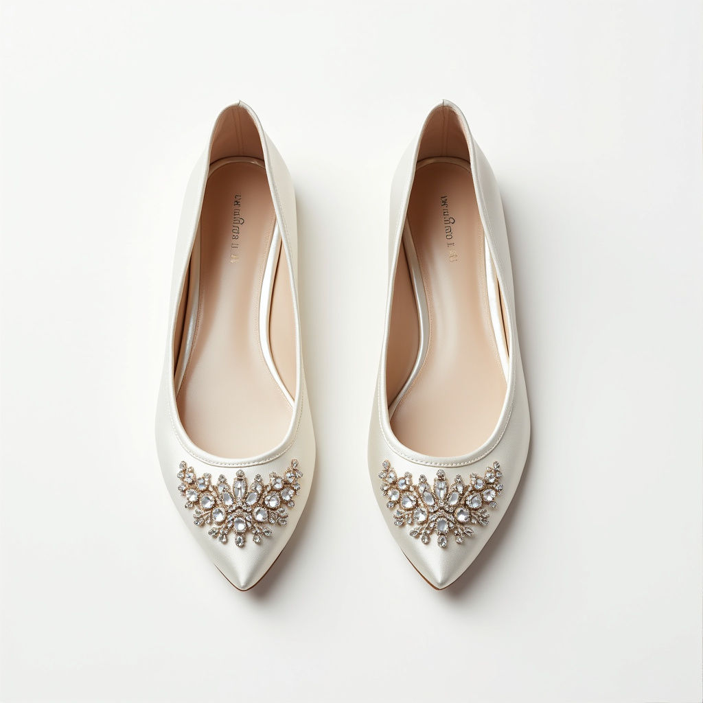 Embellished Bridal Flats