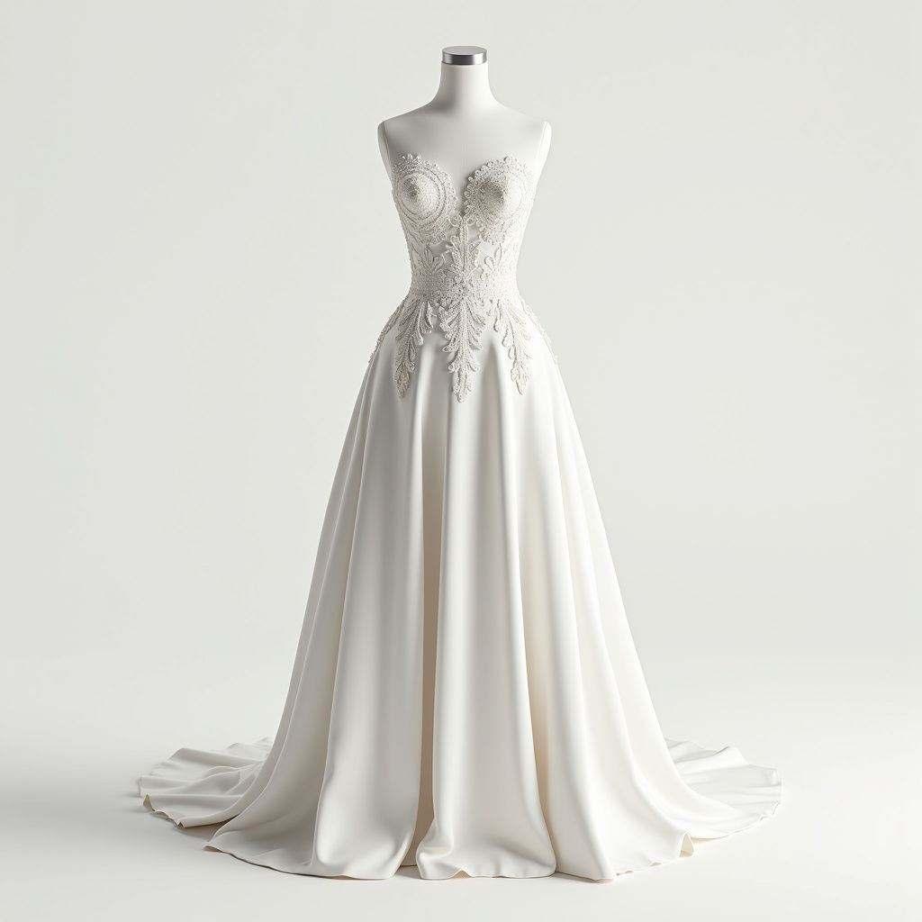 Elegant A-Line Gown