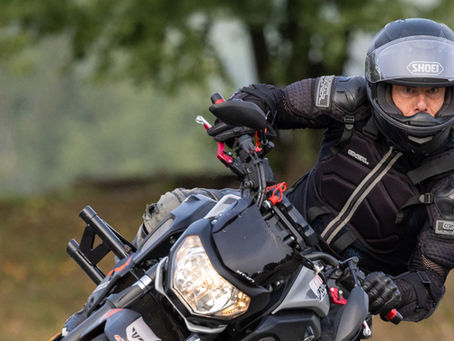 Motorradtraining auf kleinstem Raum