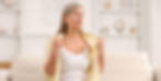 A woman with perimenopause having a hot flash