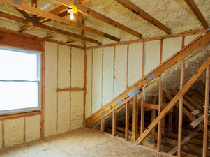 How does spray foam compare with fiberglass batts?