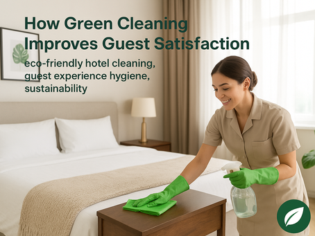How Green Cleaning Improves Guest Satisfaction