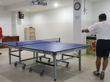 Romo Berolahraga Tenis Meja