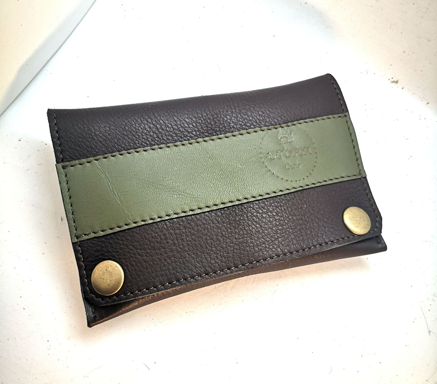 Blague à tabac à cuir