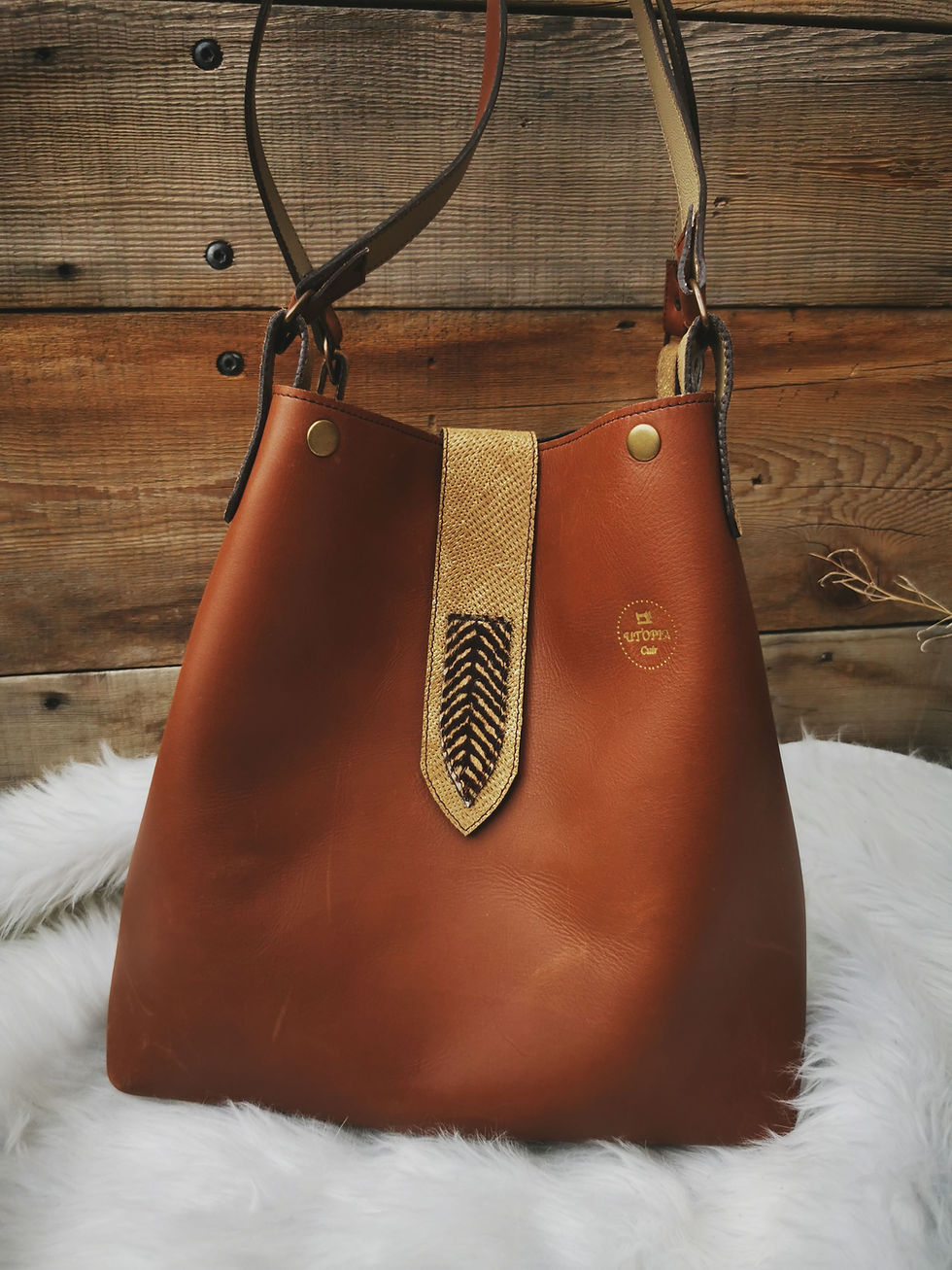 Miniature : Sac à main en cuir Garance 
