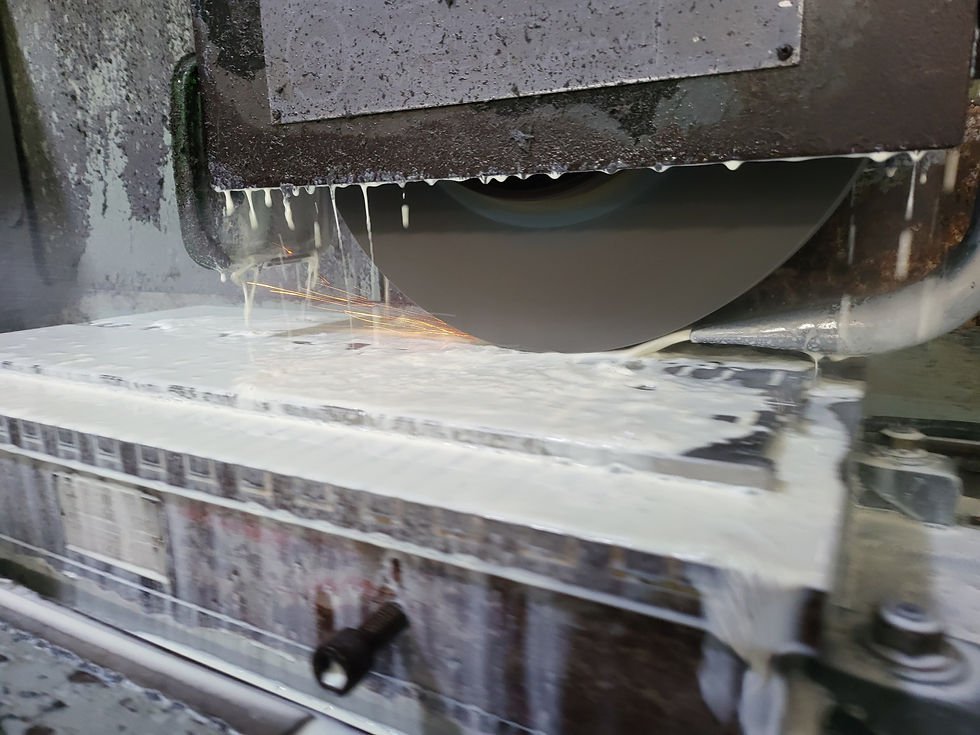 Surface grinding, High precision.