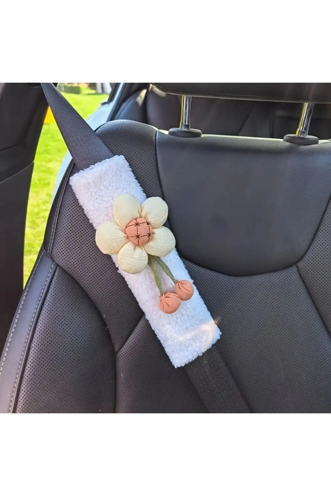 Papatya Yumuşak Araba Koltuk Kemeri Kılıfı Omuz Koruyucu 1 ADET