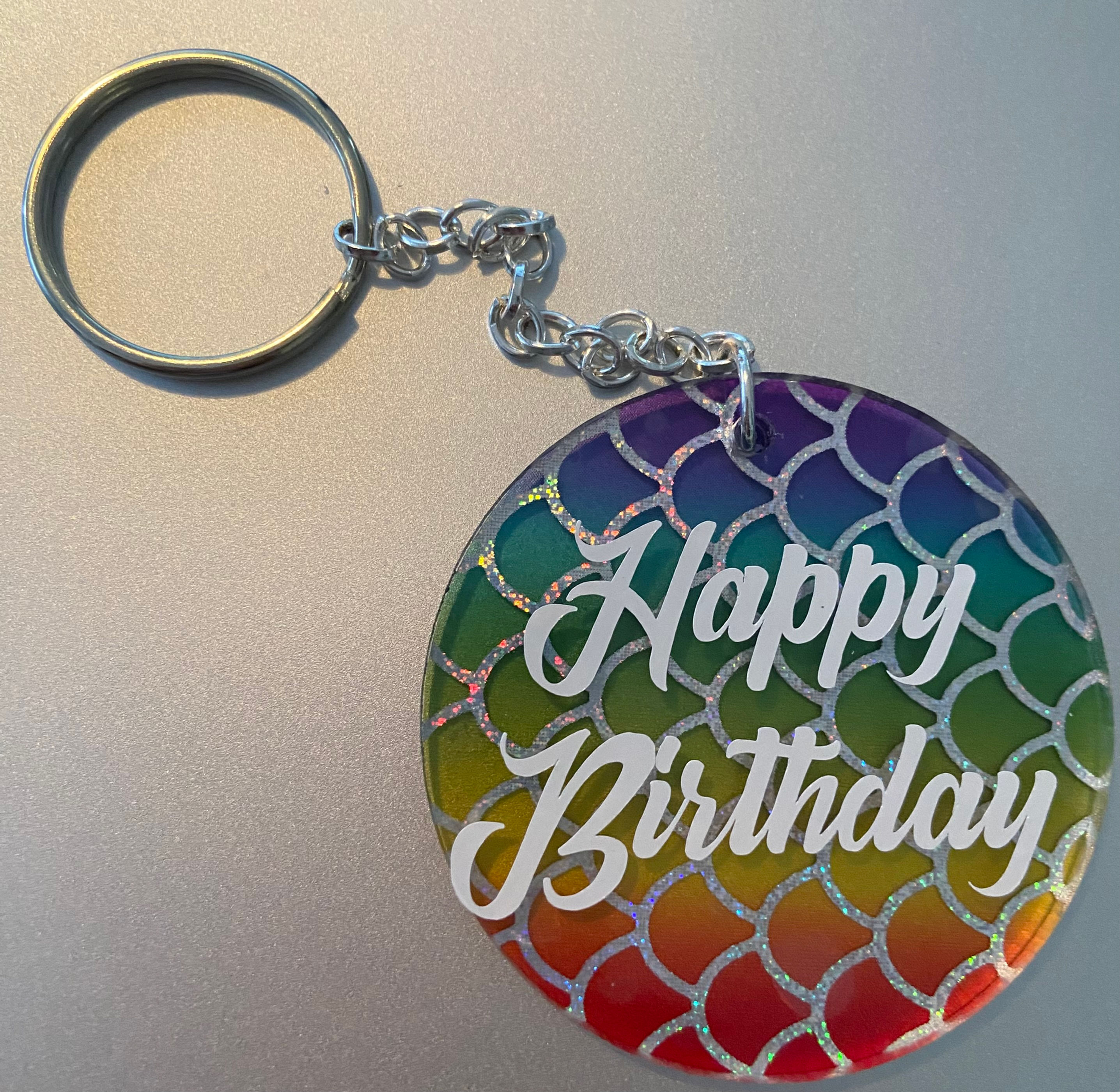 Birthday Keychain