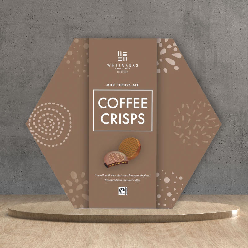 Milk Chocolate Coffee Honeycomb Crisps (165g)