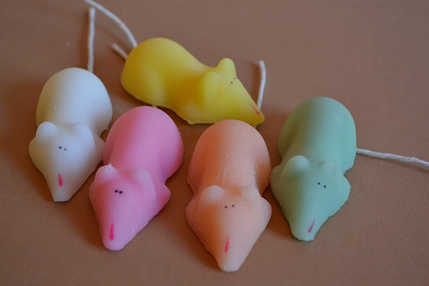 Boynes Assorted Colour Sugar Mice x 10