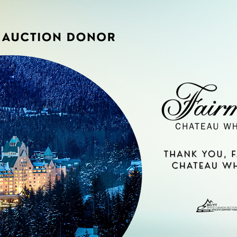 Premium Auction Donor Spotlight: Fairmont Chateau Whistler