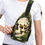 Thumbnail: Mystic Green Camo Skull all-over-print on Men's Casual Chest Bag