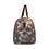 Thumbnail: Aesthetic Floral Skull Painted on All-over-print Brown Cabin Travel Sport Bag