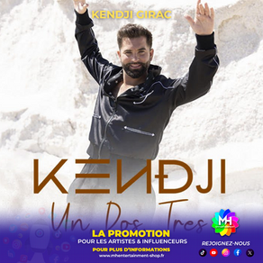 KENDJI GIRAC DÉVOILE SON NOUVEAU SINGLE « UN, DOS, TRES » AVEC UN CLIP OFFICIEL ÉCLATANT